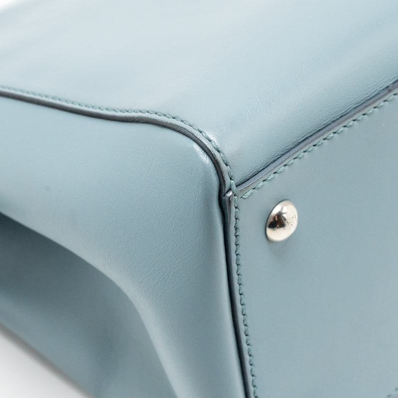 Fendi Dotcom bag calfskin blue SHW