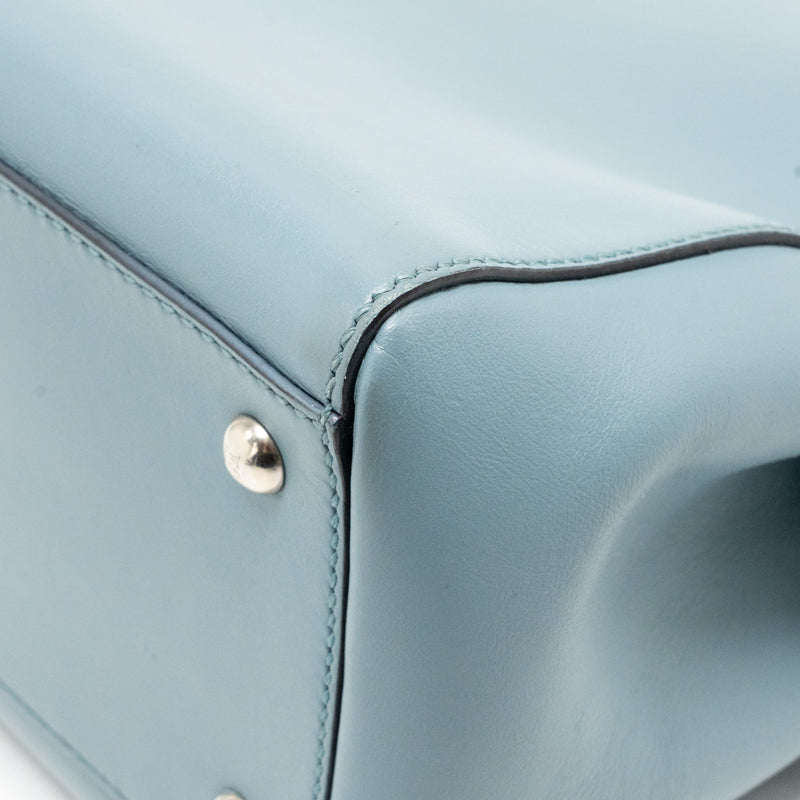 Fendi Dotcom bag calfskin blue SHW