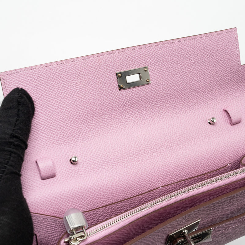 Hermes Kelly to go Epsom X9 Mauve Sylvestre SHW stamp U