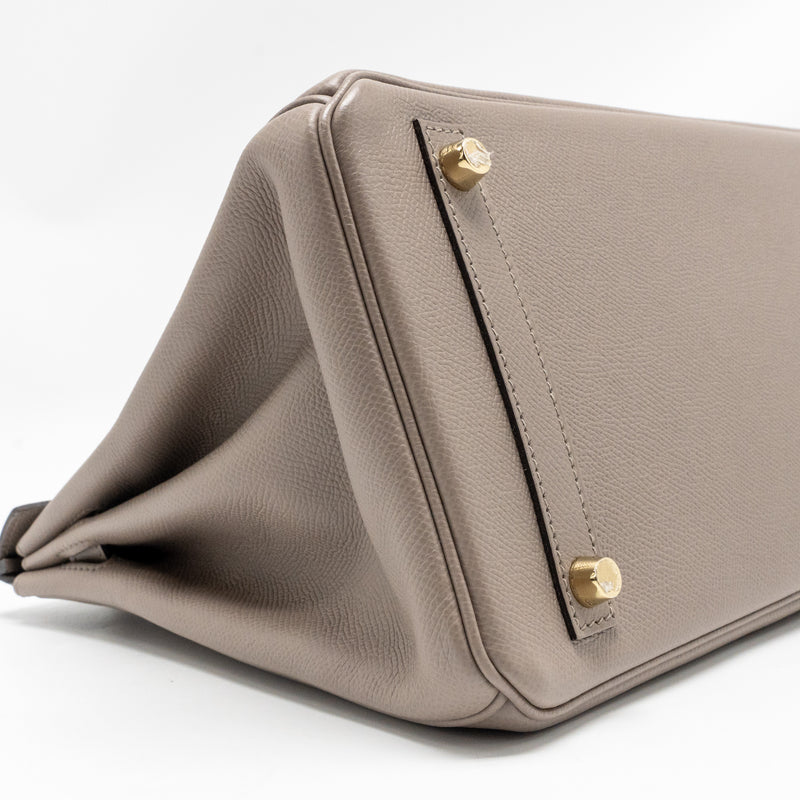 Hermes birkin 30 epsom m8 gris asphalt GHW stamp C