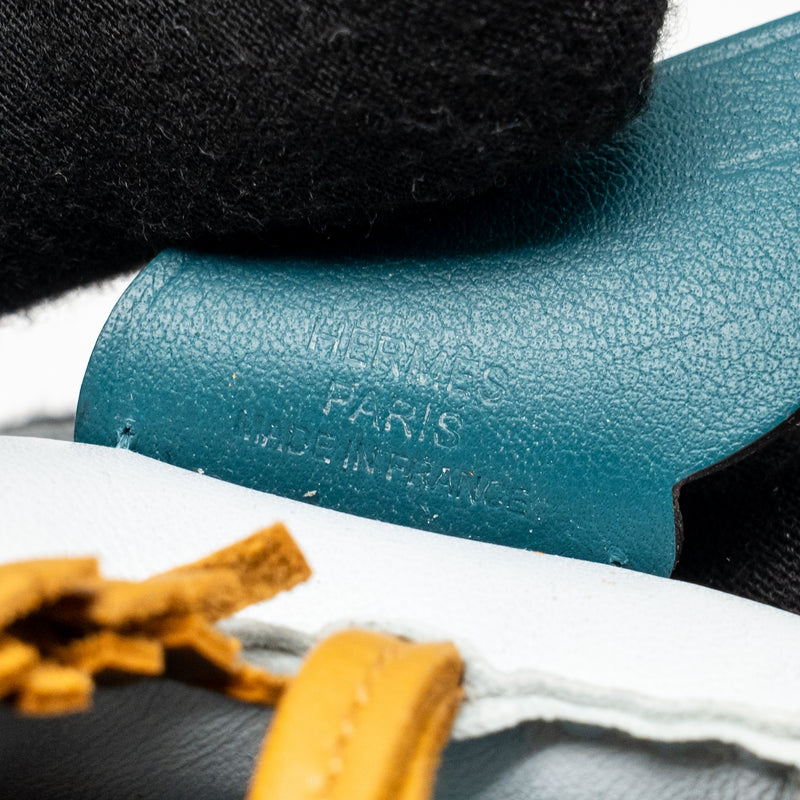 Hermes Rodeo Pegase PM bag charm blue brume/sesame/vert cypress stamp Z