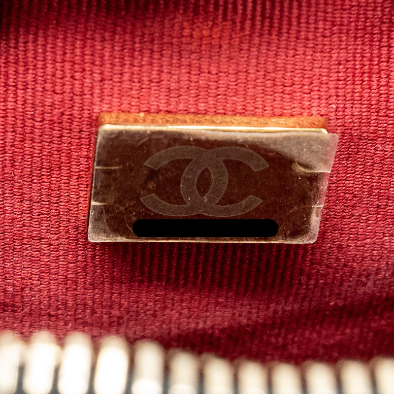 Chanel 22C My Perfect Mini Camera Case with Chain Lambskin Black GHW (Microchip)