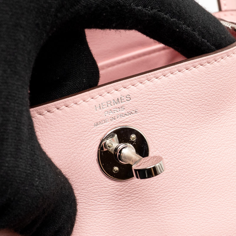 Hermes Mini Lindy Swift 3Q Rose Sakura SHW Stamp Z