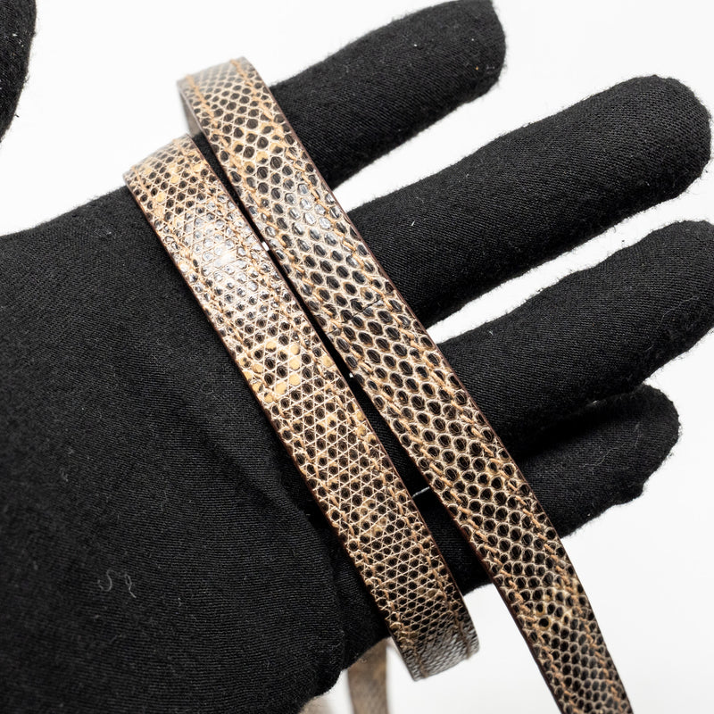 Hermes Mini Constance Lizard Natura Lisse Desert GHW Stamp Z