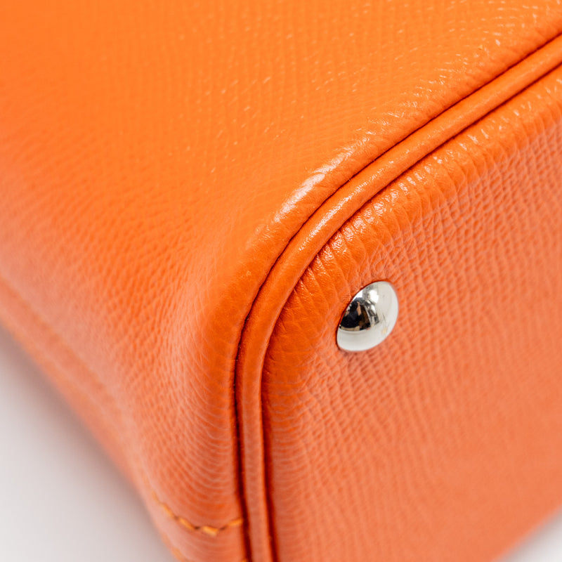 Hermes Bolide 27 Epsom Orange SHW Stamp X