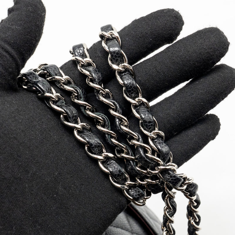 Chanel Medium Classic Double Flap Bag Caviar Black SHW
