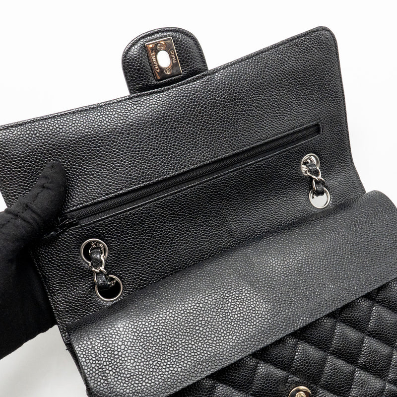 Chanel Medium Classic Double Flap Bag Caviar Black SHW