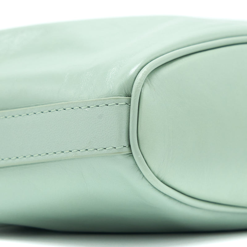 Bottega Veneta Hobo Bag Calfskin Light Green GHW