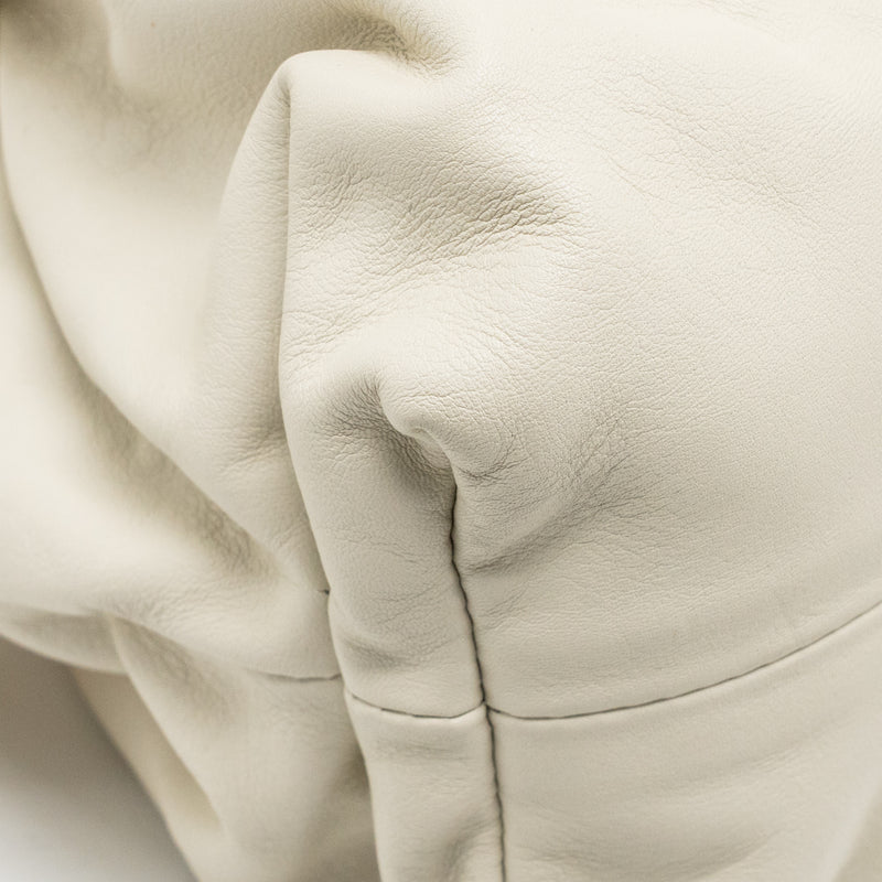 Bottega Veneta Chain Pouch bag calfskin white GHW