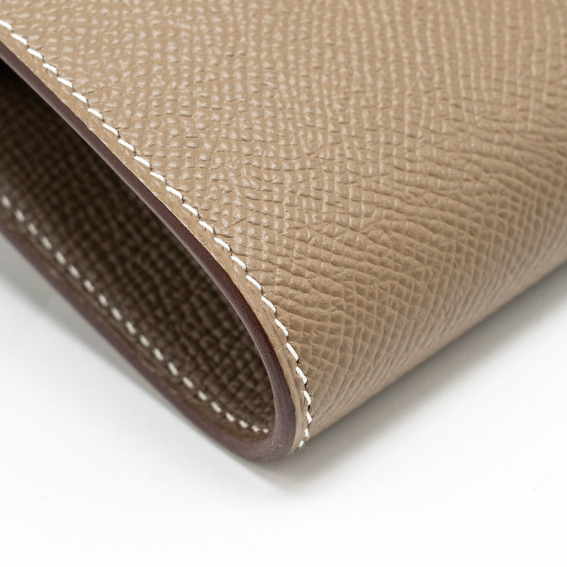 Hermes Kelly To Go Epsom Etoupe GHW Stamp Z