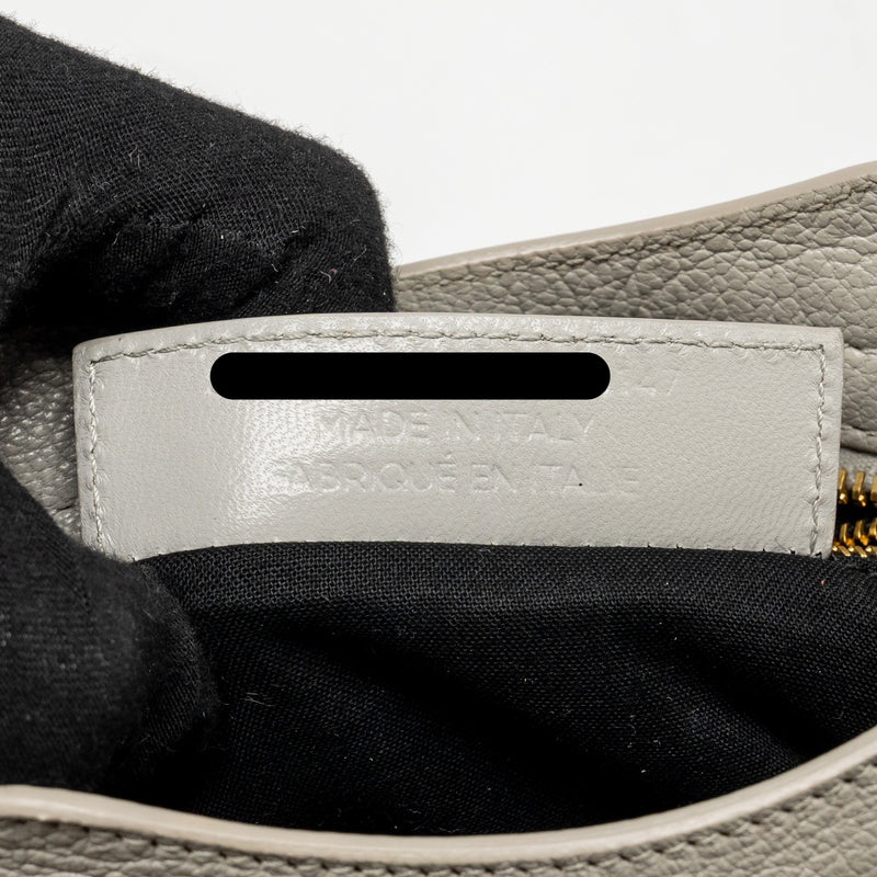 Balenciaga Mini City Bag Calfskin Light Grey GHW