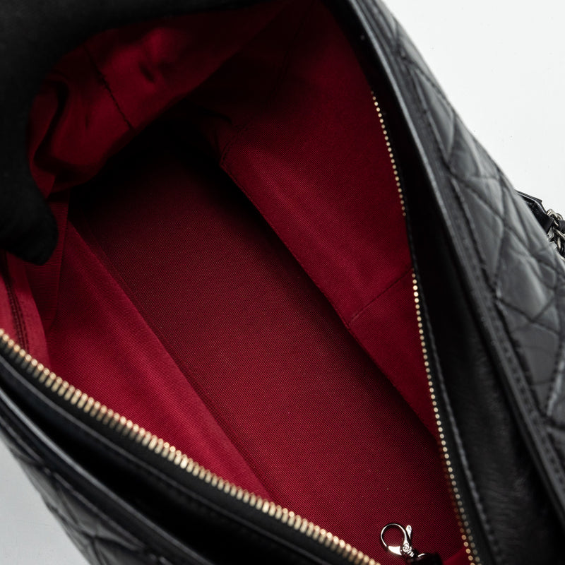Chanel Maxi Gabrielle Hobo Bag Calfskin Black Multicolour Hardware
