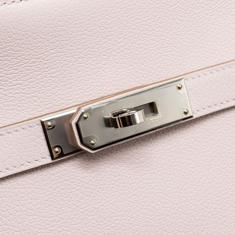 HERMES Mini Jypsiere Evercolor Mauve Pale SHW Stamp B