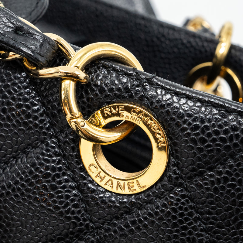 Chanel Grand Shopping Tote bag PM Caviar Black GHW