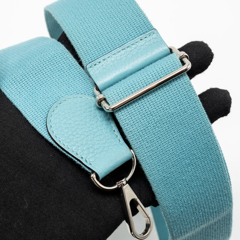 Hermes evelyne 29 clemence blue atoll SHW Stamp T