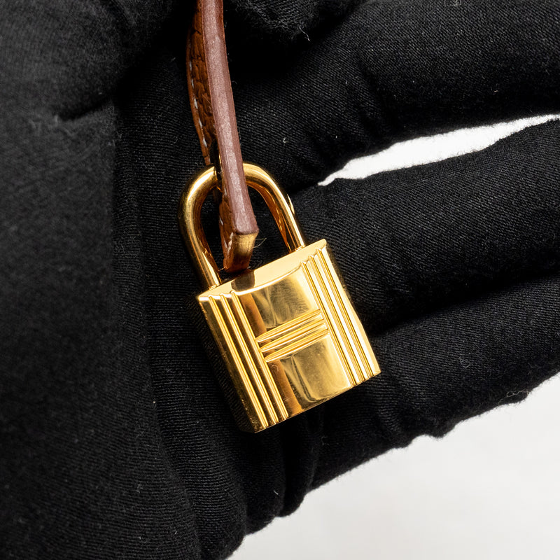 HERMES Picotin 18 Lock Bag Clemence Gold GHW Stamp Z