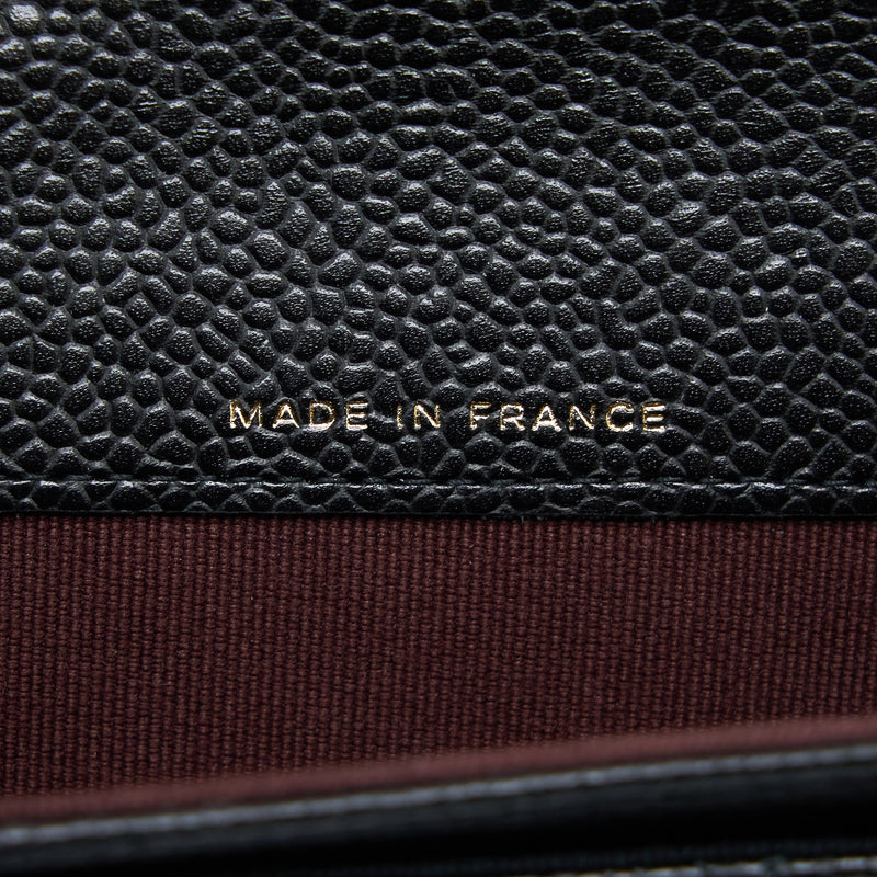Chanel Classic Flap Cardholder Caviar Black GHW