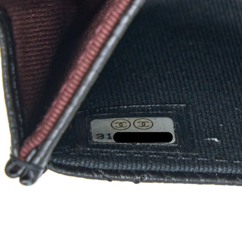 Chanel Classic Flap Cardholder Caviar Black GHW