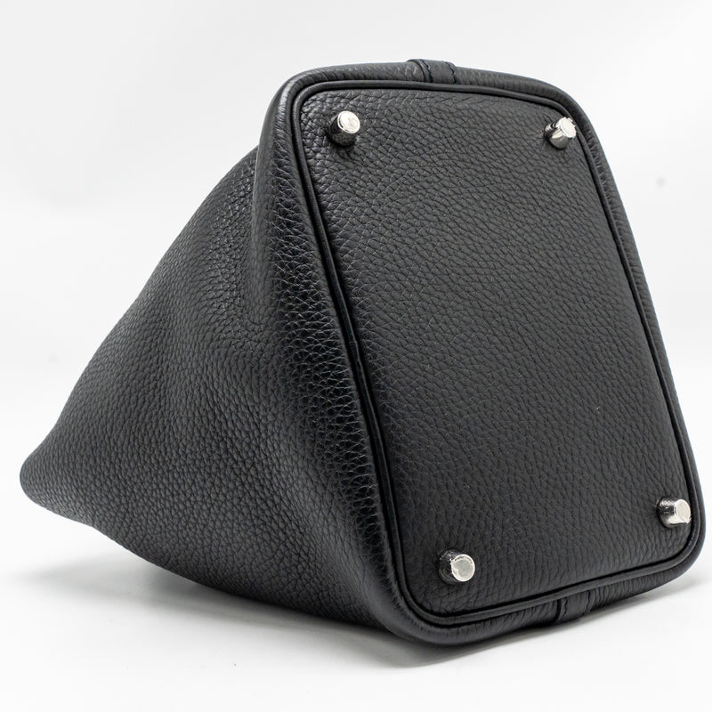Hermes Picotin 18 lock bag clemence black SHW stamp Y