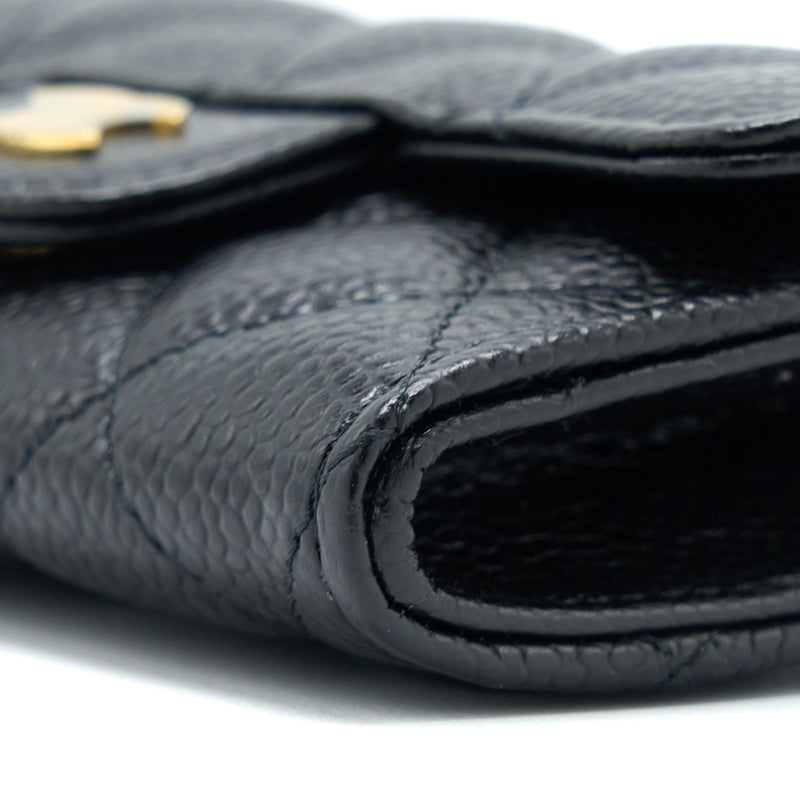 Chanel Classic Flap Cardholder Caviar Black GHW