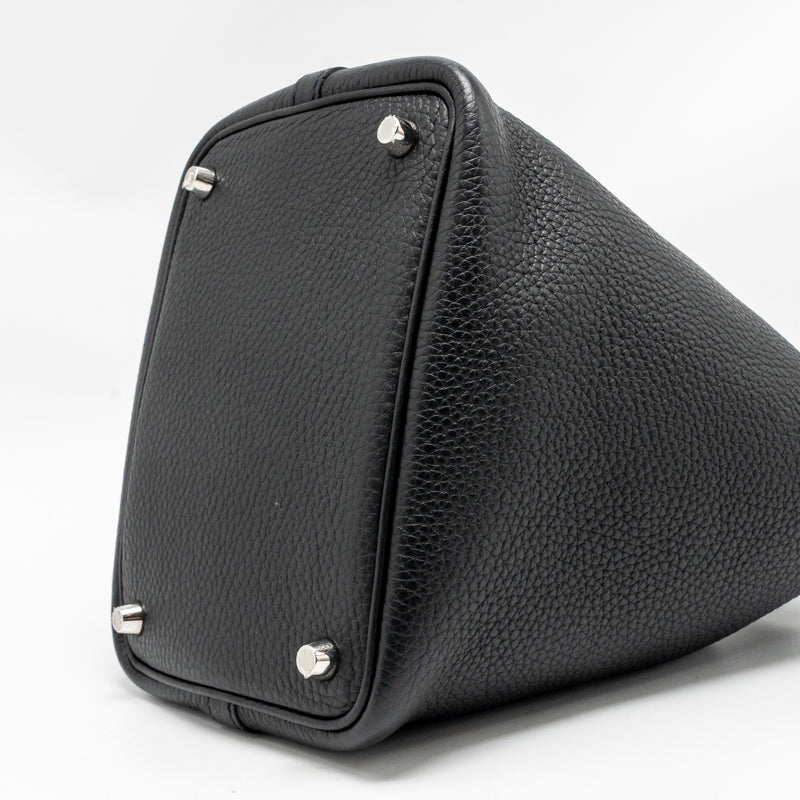Hermes Picotin 18 lock bag clemence black SHW stamp Y