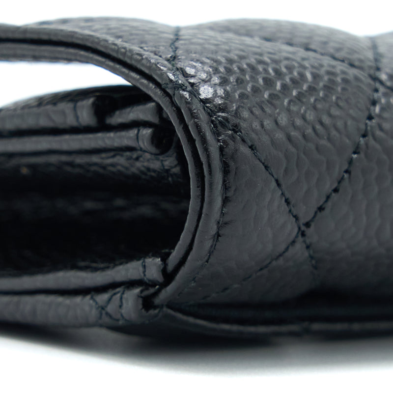 Chanel Classic Flap Cardholder Caviar Black GHW