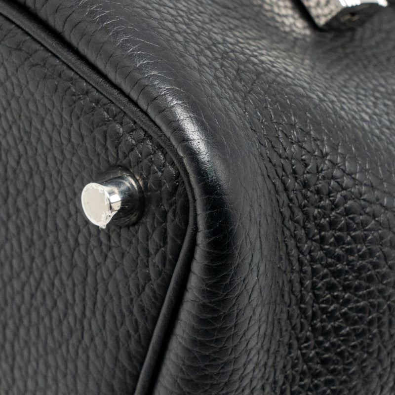 Hermes Picotin 18 lock bag clemence black SHW stamp Y
