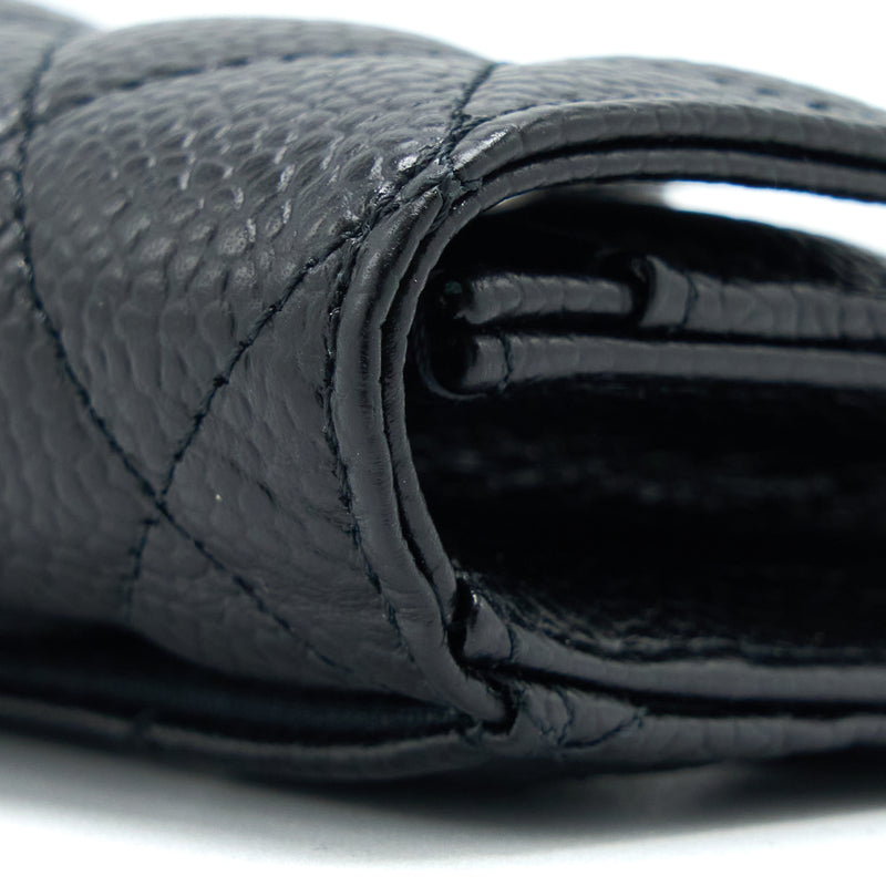Chanel Classic Flap Cardholder Caviar Black GHW