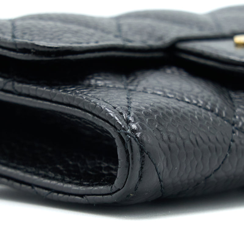 Chanel Classic Flap Cardholder Caviar Black GHW