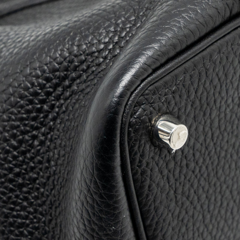 Hermes Picotin 18 lock bag clemence black SHW stamp Y