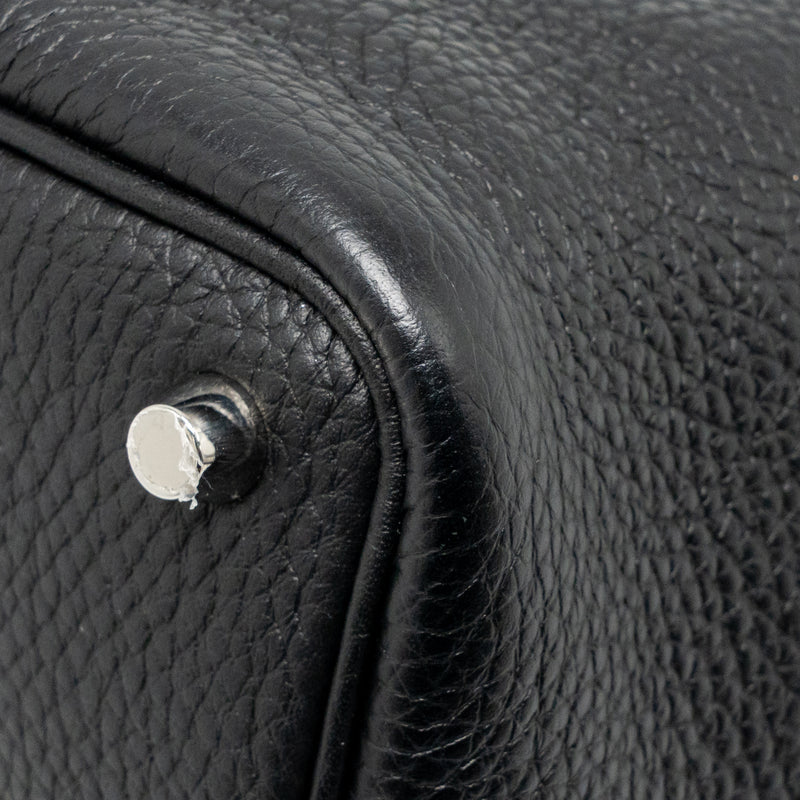 Hermes Picotin 18 lock bag clemence black SHW stamp Y