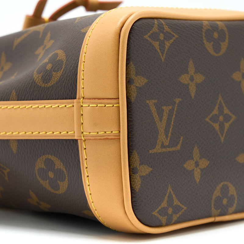 Louis Vuitton Nano Noe Monogram Canvas GHW (New Version)