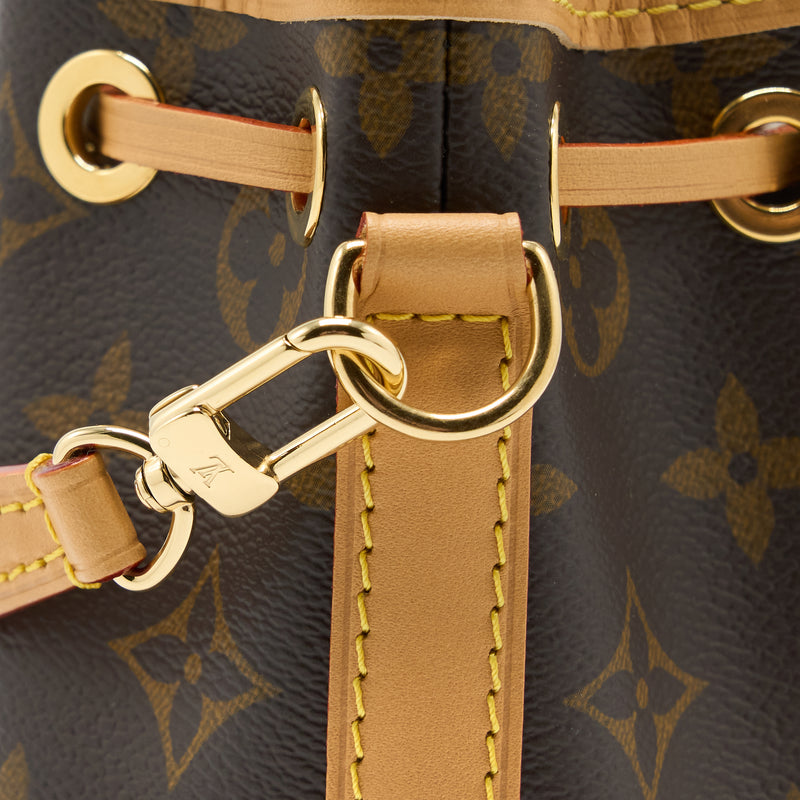 Louis Vuitton Nano Noe Monogram Canvas GHW (New Version)