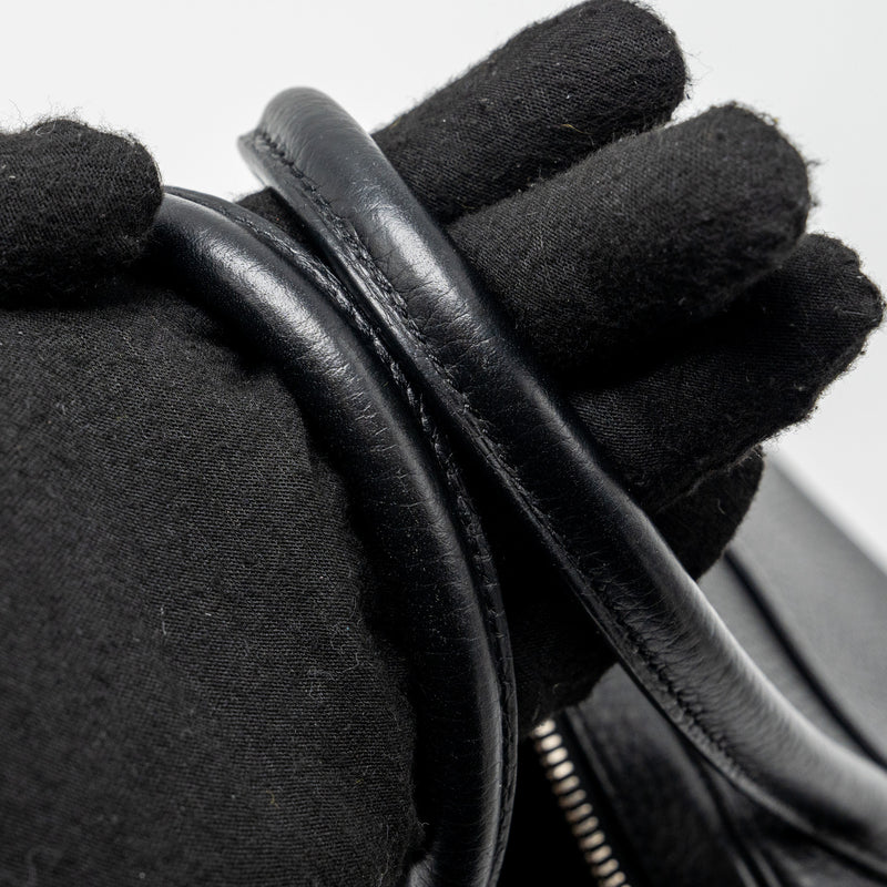 Hermes Lindy 30 Clemence Black SHW Stamp C