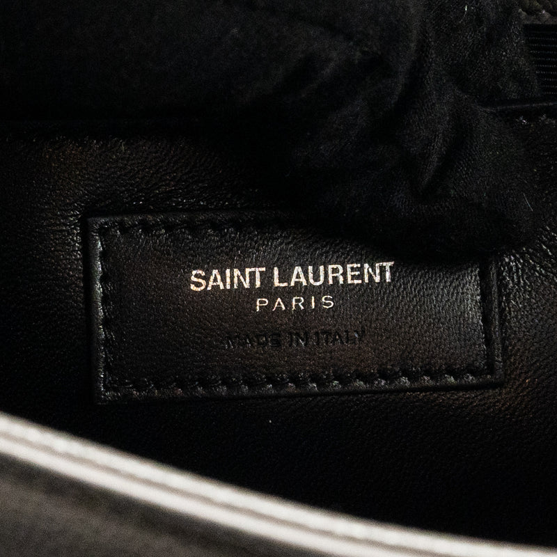 Saint Laurent/YSL Medium Kate Bag Grained Calfskin Grey SHW