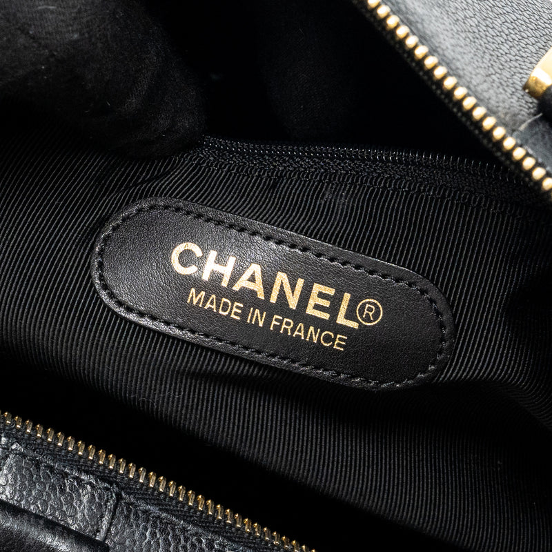 Chanel Vintage Travel Bag Caviar Black GHW