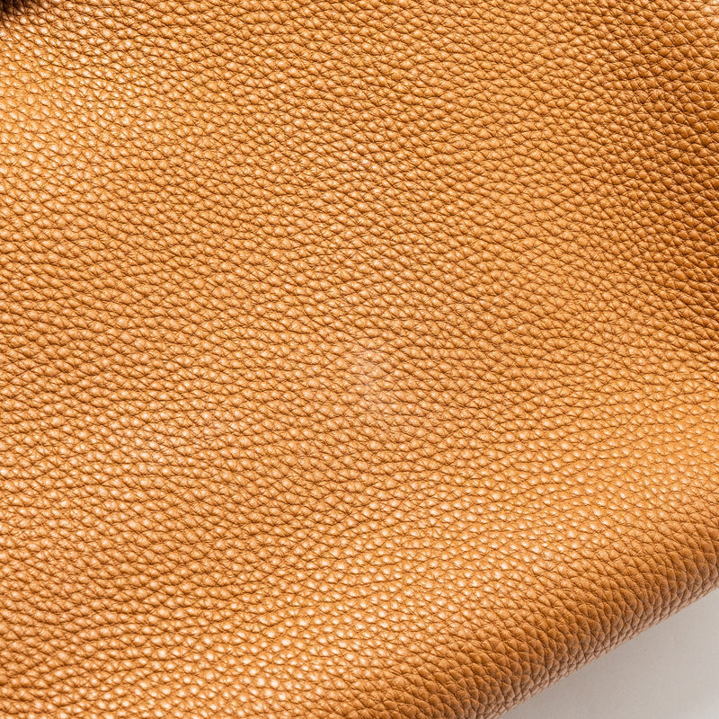 Hermes Birkin 35 Togo Gold SHW Stamp Square R