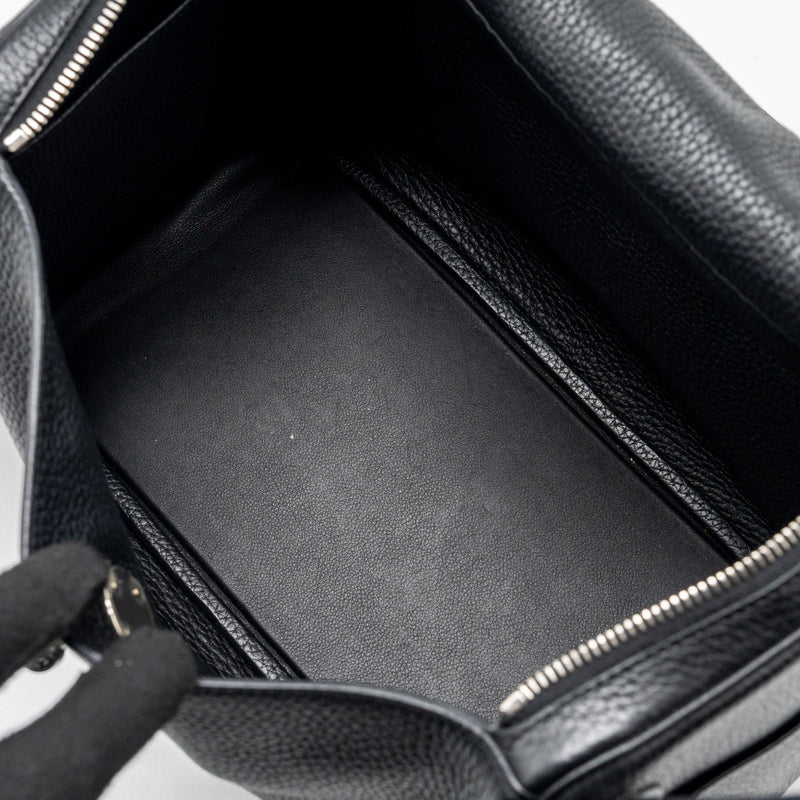 Hermes Lindy 30 Clemence Black SHW Stamp C