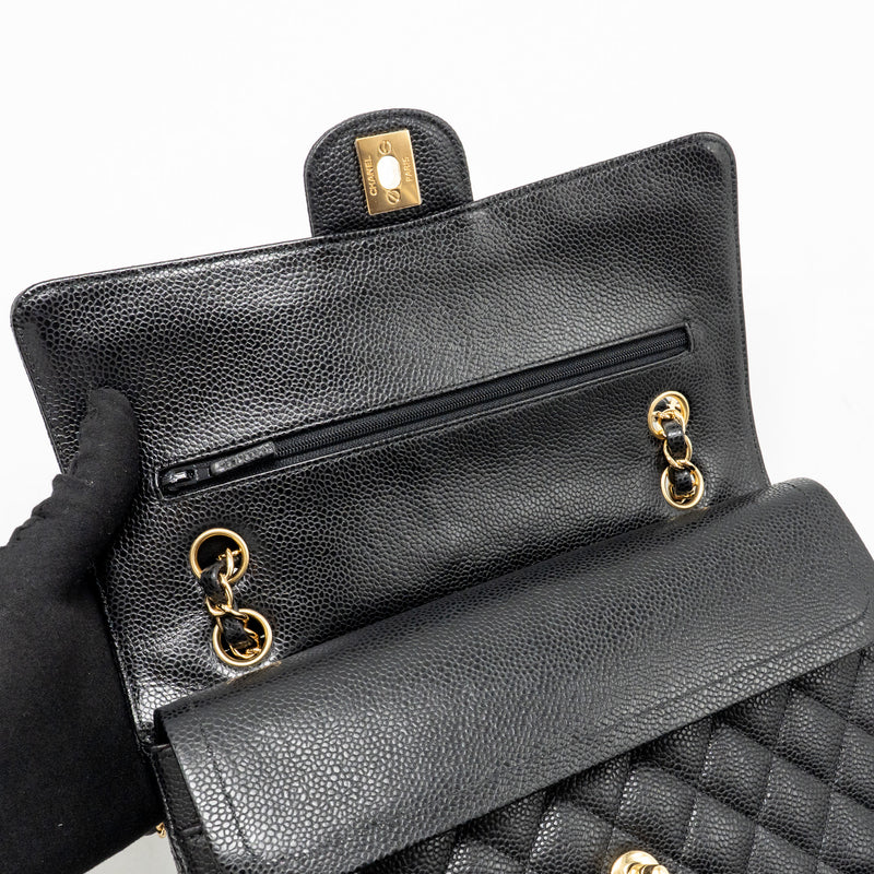 Chanel Medium classic Double Flap Bag Caviar Black GHW