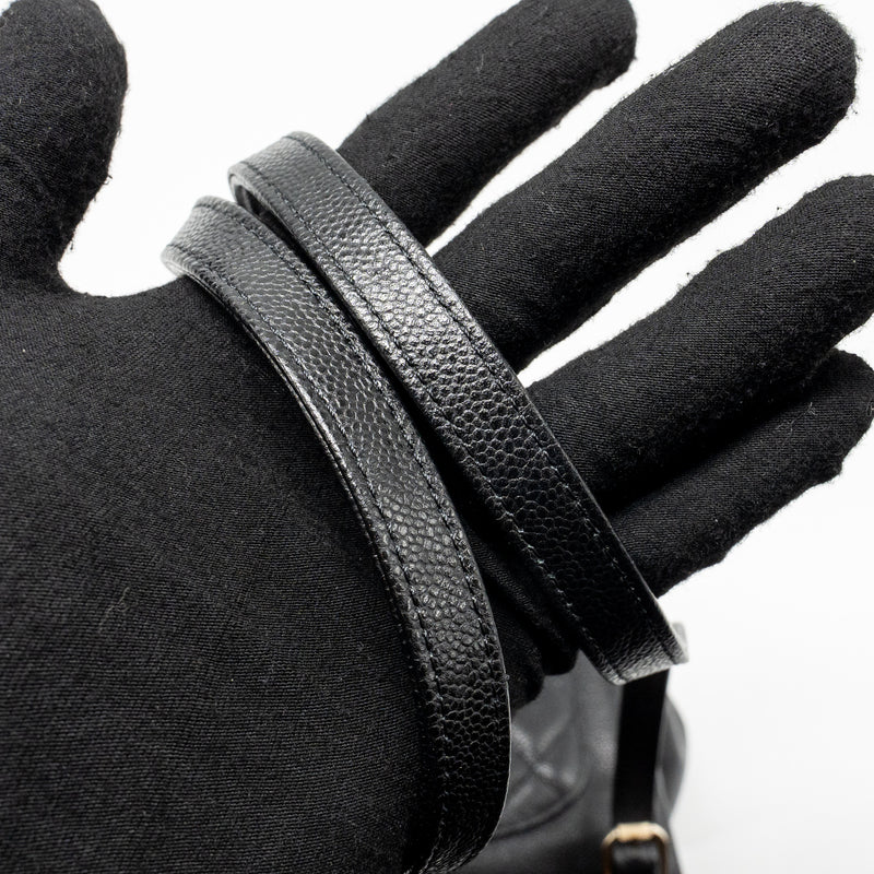 Chanel affinity backpack caviar black LGHW (microchip)