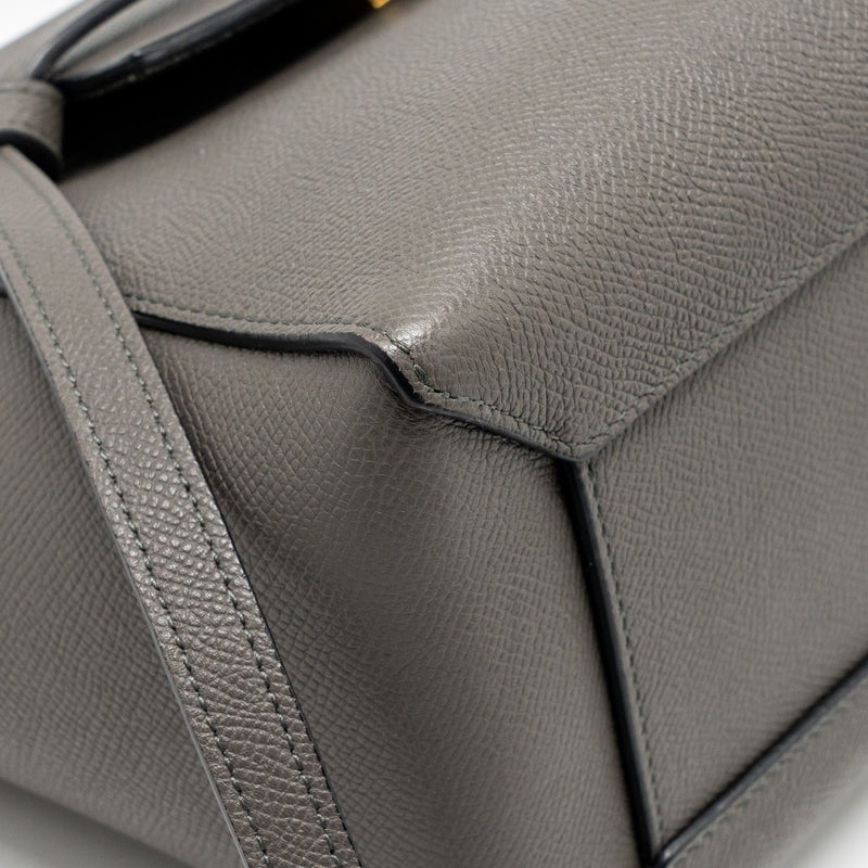 Celine Micro belt bag calfskin grey GHW