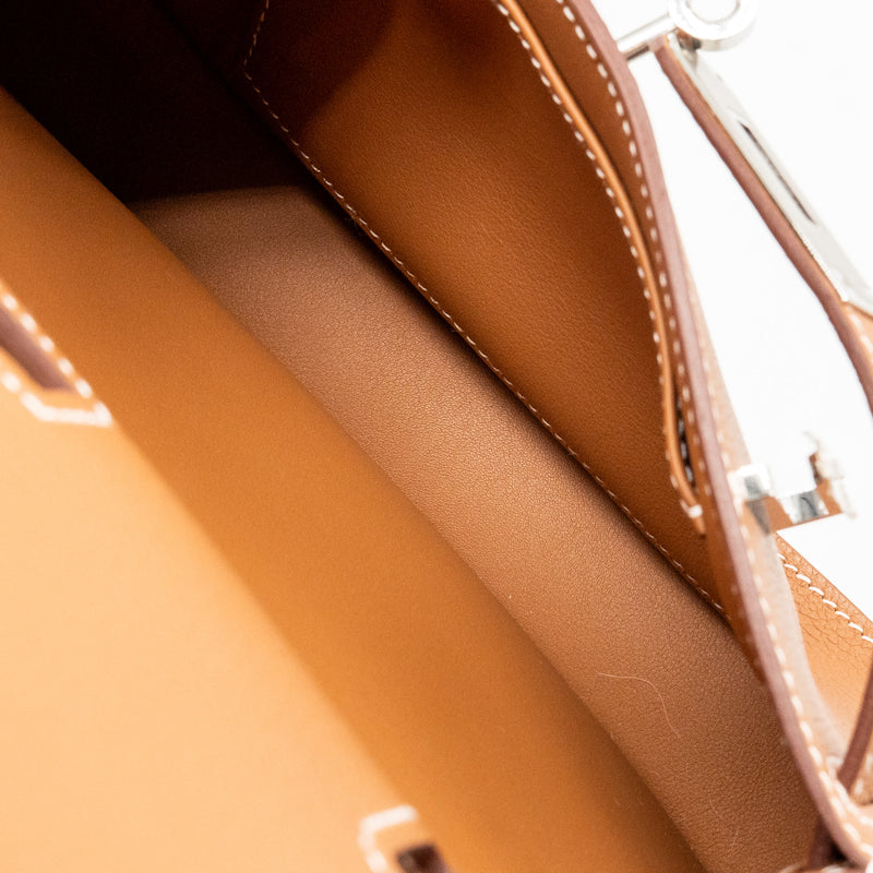 Hermes Mini Jypsiere Evercolor Gold SHW Stamp W