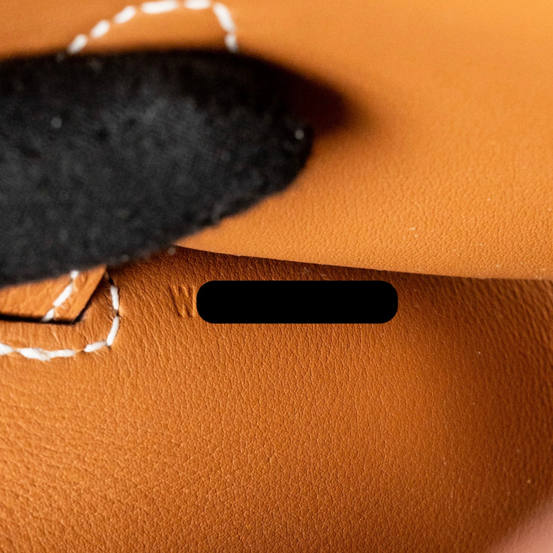 Hermes Mini Jypsiere Evercolor Gold SHW Stamp W