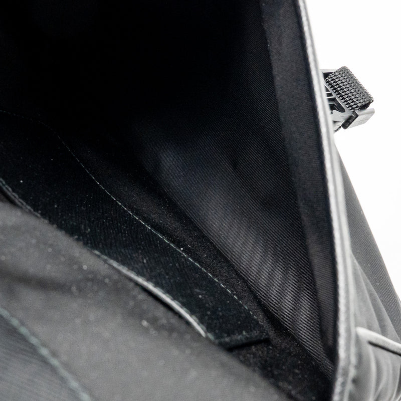Prada Trimmed Saffiano Phone Case Re-Nylon Black SHW