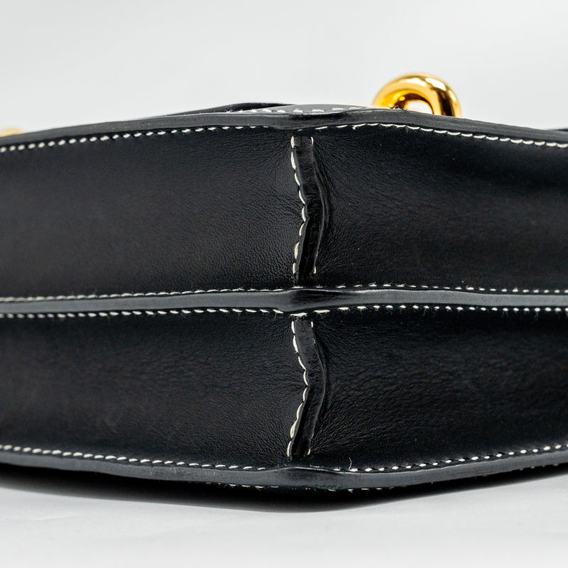 Hermes Roulis 23 Sombrero Black GHW Stamp C
