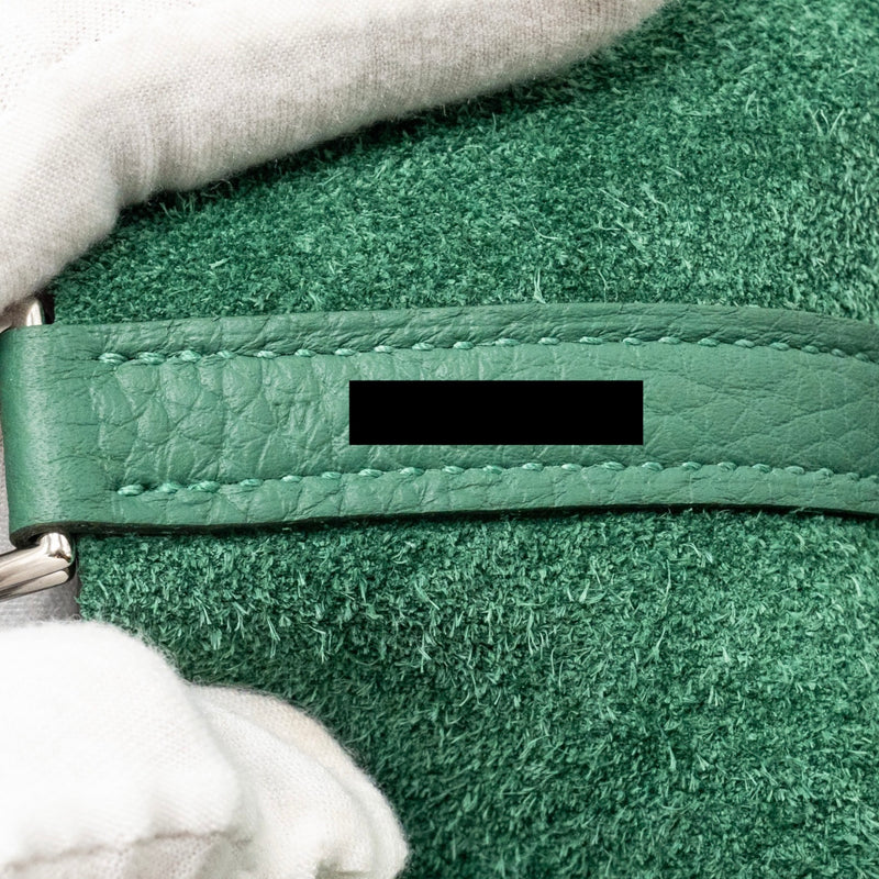 Hermes Picotin 22 Lock Bag Clemence Vert Moyen SHW Stamp W
