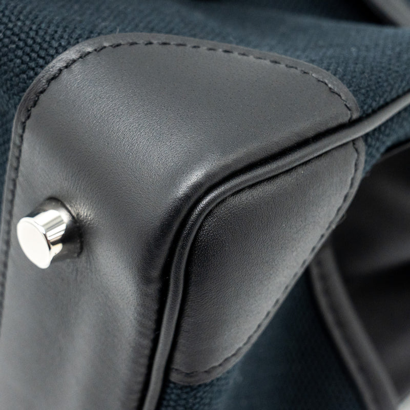 Hermes Birkin 25 Cargo Toile Geoland/Swift Black SHW Stamp B