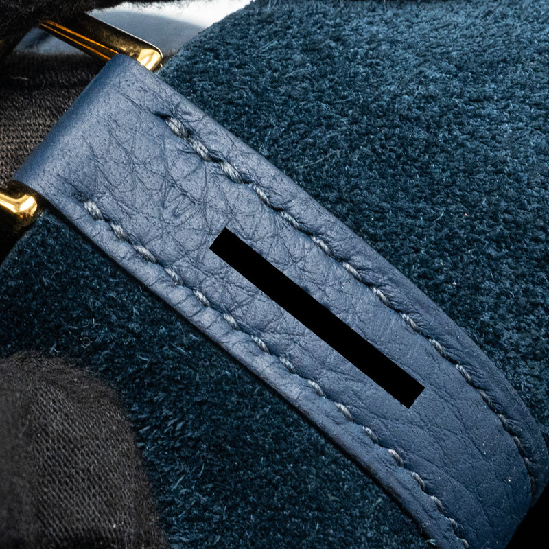 Hermes Picotin 18 Lock Bag Clemence Bleu De Prusse GHW Stamp W