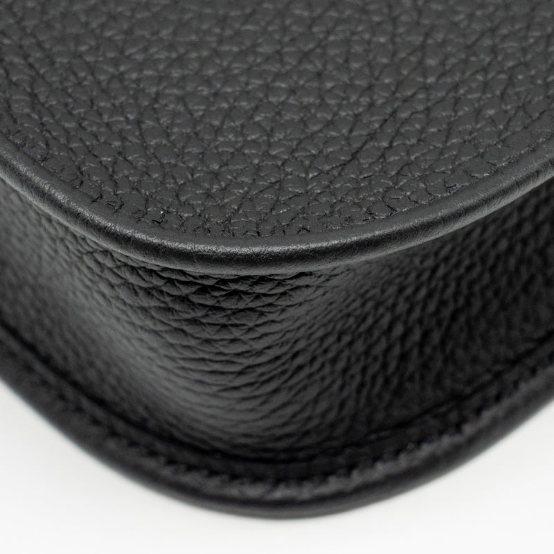 Hermes Mini Evelyne clemence black SHW Stamp W