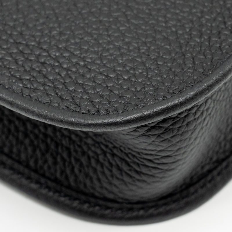 Hermes Mini Evelyne clemence black SHW Stamp W
